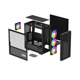 DeepCool CH560 Digital - Mid Tower PC Case - Black - Core Components by DeepCool The Chelsea Gamer
