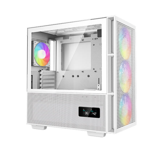 DeepCool CH560 Digital - Mid Tower PC Case - White - Core Components by DeepCool The Chelsea Gamer