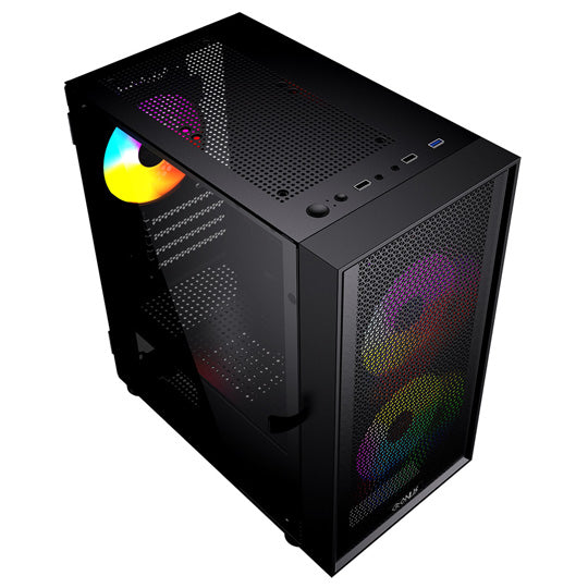 CRONUS Theia Airflow PC Case - Black - Core Components by Cronus The Chelsea Gamer