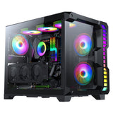 CIT Pro Android X Gaming Cube - PC Case - Black - Core Components by CiT The Chelsea Gamer