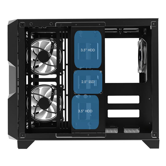 CIT Pro Android X Gaming Cube - PC Case - Black - Core Components by CiT The Chelsea Gamer