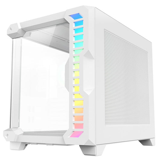 CIT Pro Android X Gaming Cube - PC Case - White - Core Components by CiT The Chelsea Gamer