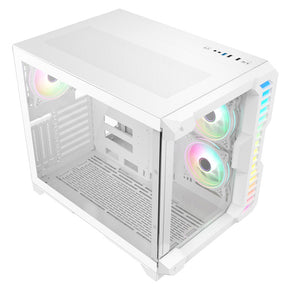 CIT Pro Android X Gaming Cube - PC Case - White - Core Components by CiT The Chelsea Gamer