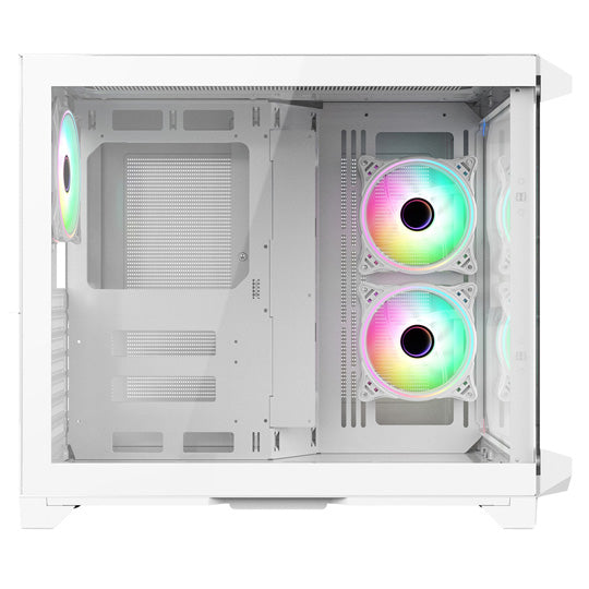 CIT Pro Android X Gaming Cube - PC Case - White - Core Components by CiT The Chelsea Gamer