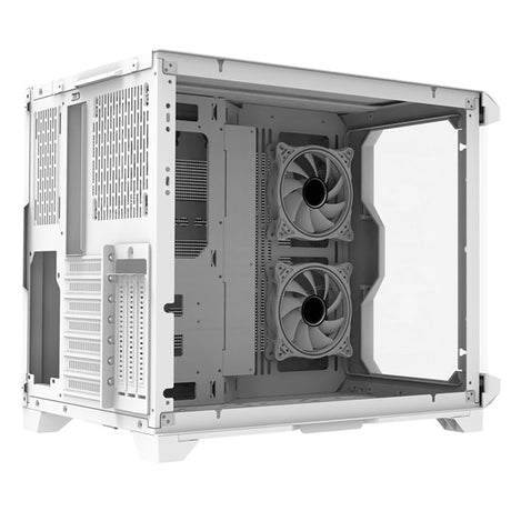 CIT Pro Android X Gaming Cube - PC Case - White - Core Components by CiT The Chelsea Gamer