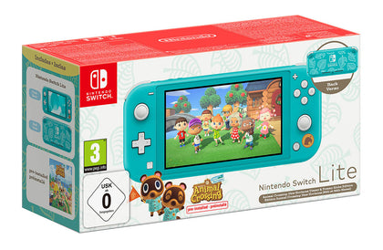 Nintendo Switch Lite Animal Crossing: New Horizons Timmy & Tommy Aloha Edition - Console pack by Nintendo The Chelsea Gamer