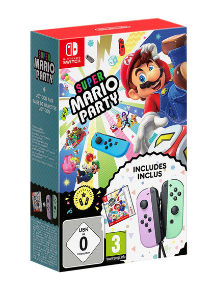 Super Mario Party (CIB) + Joy-Con Pair (Pastel Purple/Pastel Green) - Video Games by Nintendo The Chelsea Gamer