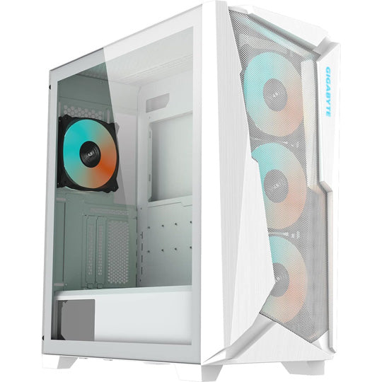 Gigabyte C301 - Mid Tower PC Case - White - Core Components by Gigabyte The Chelsea Gamer