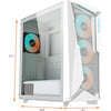 Gigabyte C301 - Mid Tower PC Case - White - Core Components by Gigabyte The Chelsea Gamer