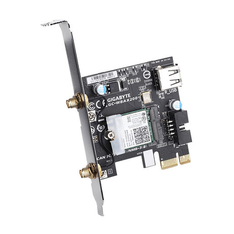 Gigabyte Wireless WiFi 6 AX200 / Bluetooth 5.1  PCI-Express Card - Core Components by Gigabyte The Chelsea Gamer