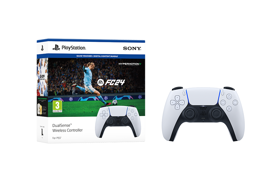 DualSense Wireless Controller + EA SPORTS FC 24 Bundle - Console Accessories by Sony The Chelsea Gamer