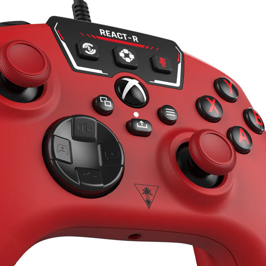 Turtle Beach REACT-R™ Controller – Wired, Red - Console Accessories by Turtle Beach The Chelsea Gamer