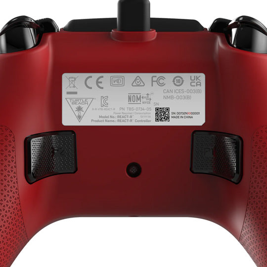 Turtle Beach REACT-R™ Controller – Wired, Red - Console Accessories by Turtle Beach The Chelsea Gamer