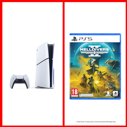 PlayStation®5 Console & HELLDIVERS™ 2 Bundle - Console pack by Sony The Chelsea Gamer