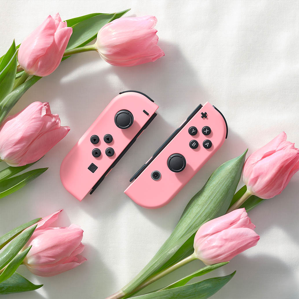 Nintendo Switch Joy-Con Pair - Pastel Pink - Console Accessories by Nintendo The Chelsea Gamer