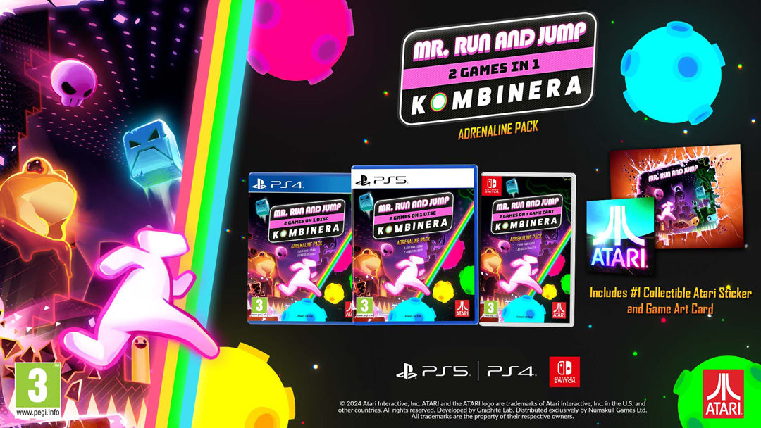 Mr. Run & Jump + Kombinera Adrenaline Pack - Nintendo Switch - Video Games by Numskull Games The Chelsea Gamer