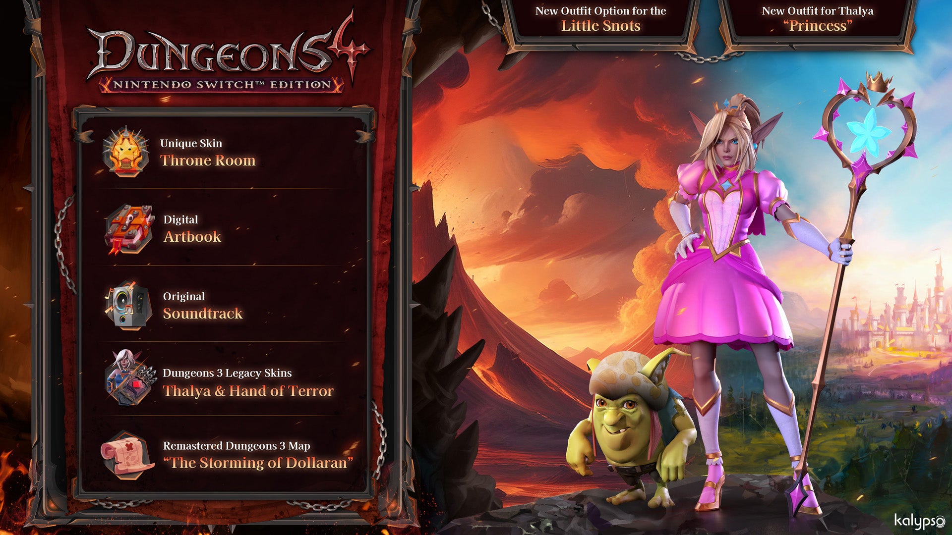 Dungeons 4 Deluxe Edition - Nintendo Switch - Video Games by Kalypso Media The Chelsea Gamer