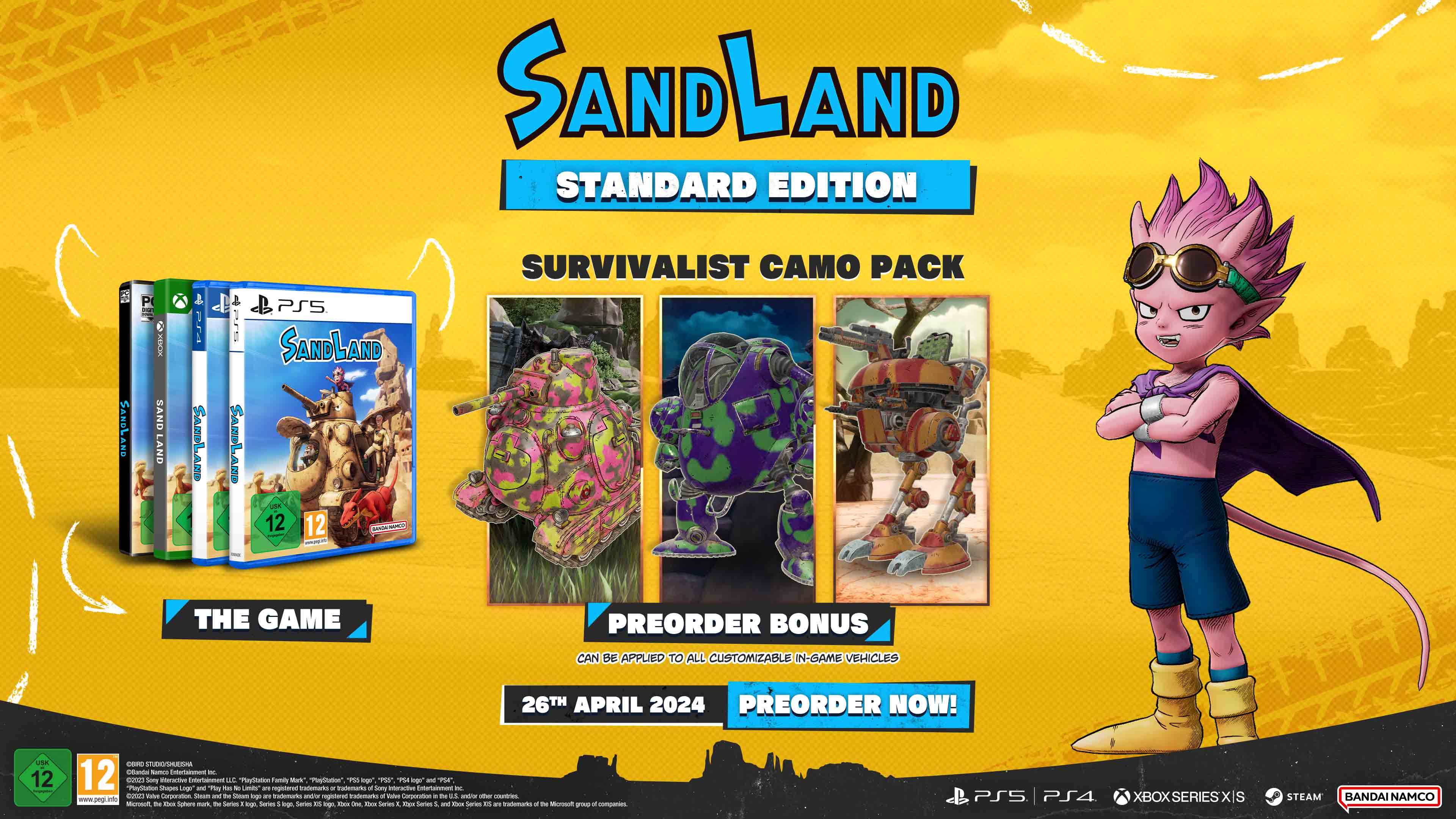 Sand Land - PlayStation 5 - Video Games by Bandai Namco Entertainment The Chelsea Gamer