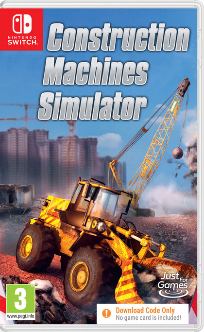 Construction Machines Simulator - Nintendo Switch - Code In A Box - Video Games by Nintendo The Chelsea Gamer