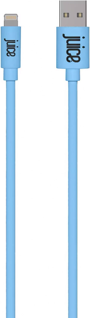 Juice ECO Apple Lightning Charging Cable 2m - Aqua - Cables by Juice The Chelsea Gamer
