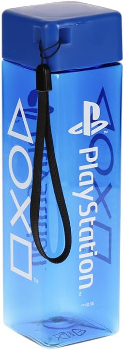 PlayStation Plastic Water Bottle - 500ml - Paladone - Merchandise by Paladone The Chelsea Gamer