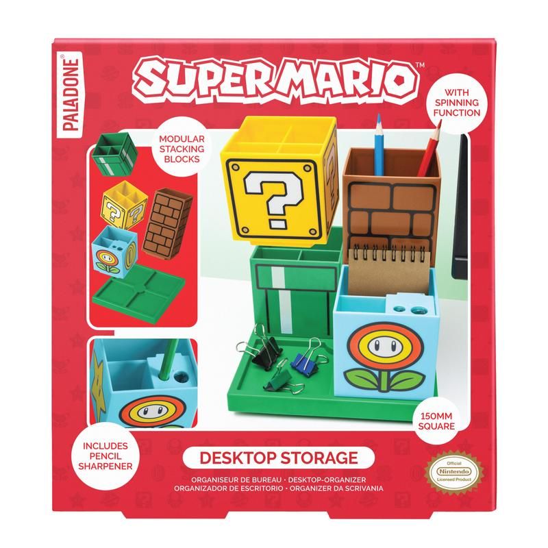 Super Mario Desktop Organiser - Paladone - Merchandise by Paladone The Chelsea Gamer