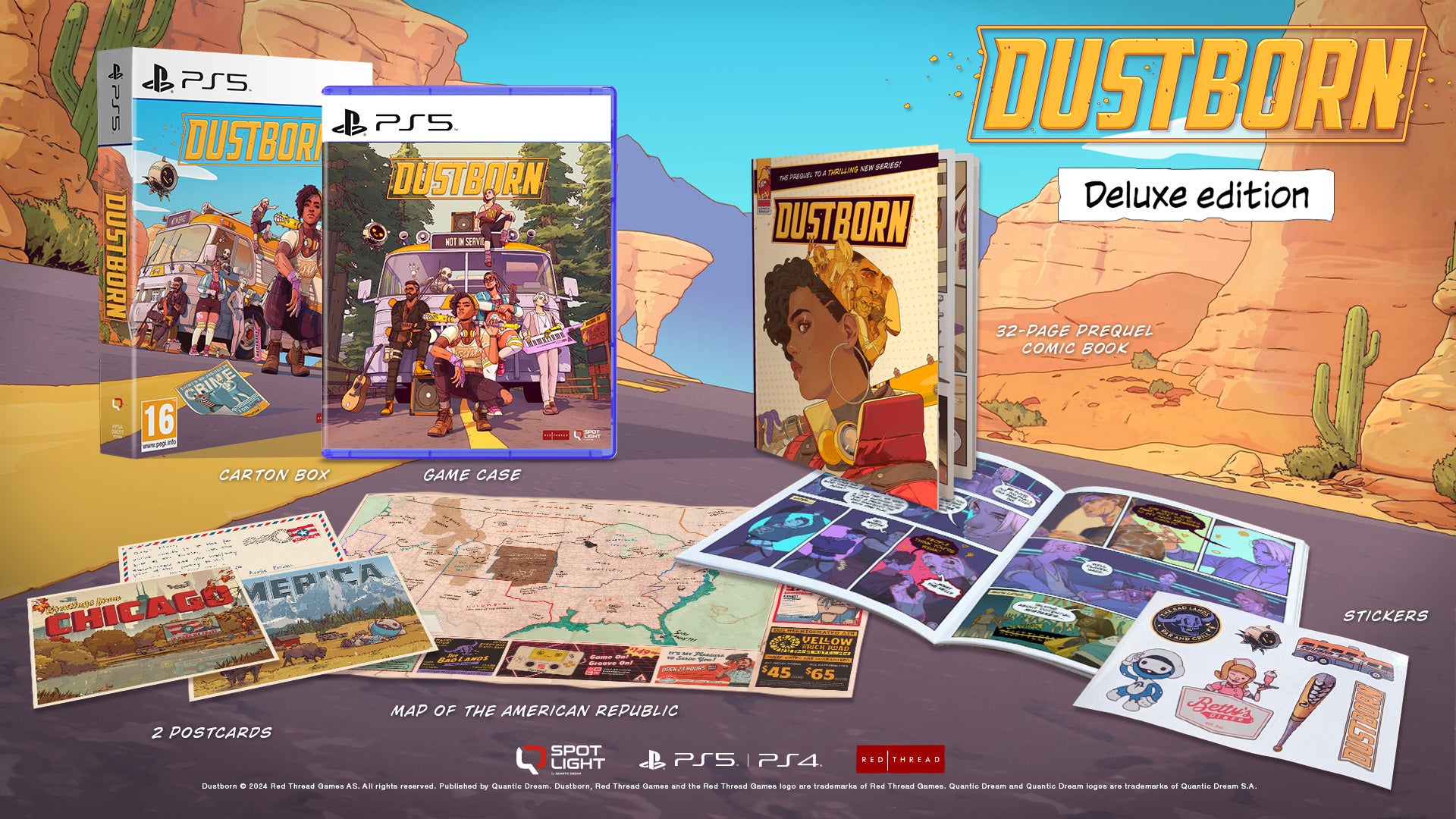 Dustborn Deluxe Edition - PlayStation 5 - Video Games by Quantic Dream The Chelsea Gamer