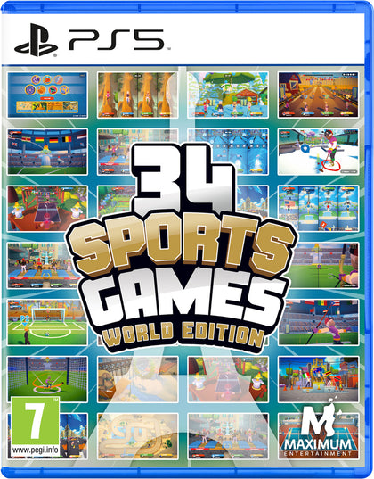 34 Sports Games - World Edition - PlayStation 5 - Video Games by Maximum Games Ltd (UK Stock Account) The Chelsea Gamer