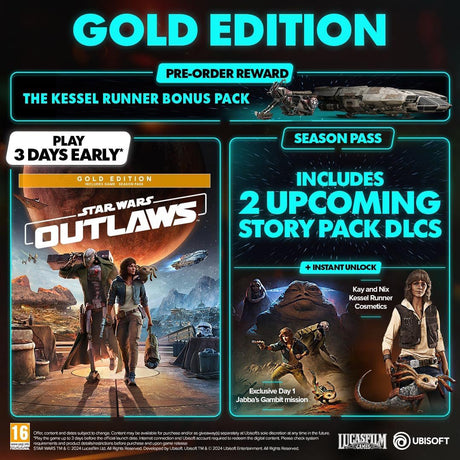 Star Wars Outlaws Gold Edition - Xbox Series X - Video Games by UBI Soft The Chelsea Gamer