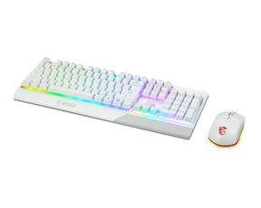 MSI Vigor GK30 Combo White - Keyboard and Mouse Set - Keyboard by MSI The Chelsea Gamer