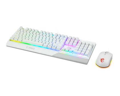 MSI Vigor GK30 Combo White - Keyboard and Mouse Set - Keyboard by MSI The Chelsea Gamer