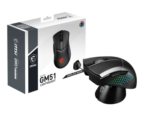 MSI Clutch GM51 Lightweight Wireless Mouse - Mice by MSI The Chelsea Gamer