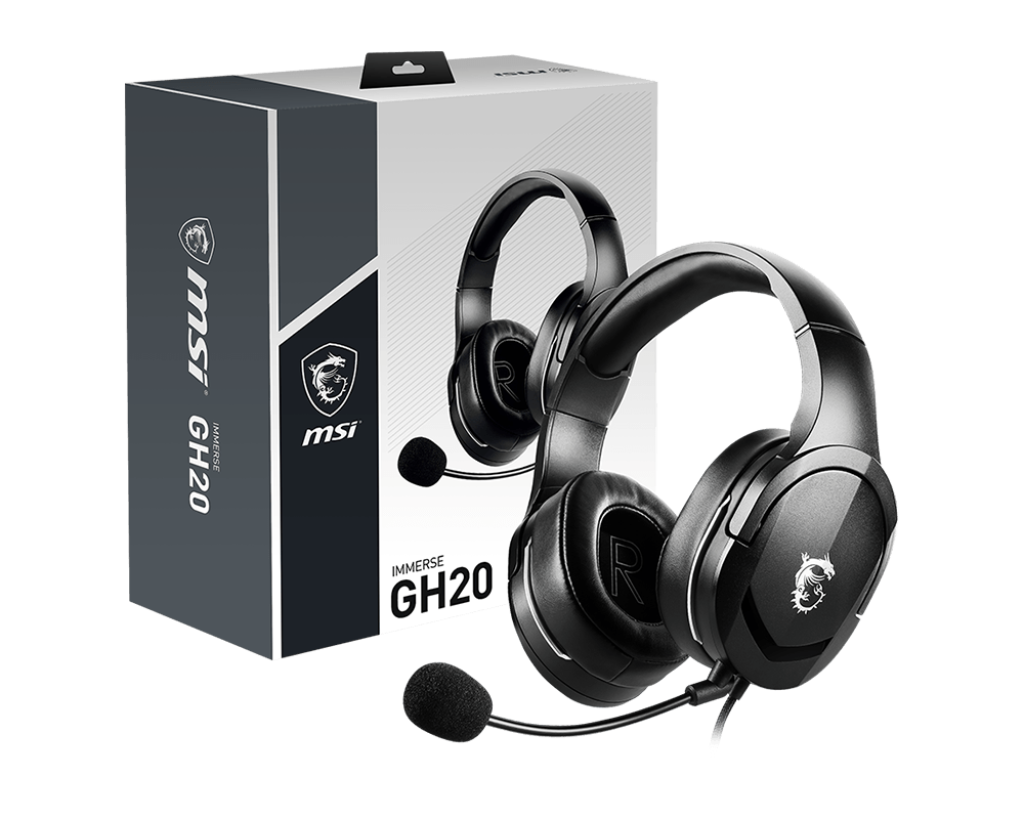 MSI Immerse GH20 Gaming Headset - Console Accessories by MSI The Chelsea Gamer