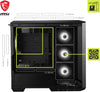 MSI MAG Pano M100R PZ Black - Micro Tower PC Case - Core Components by MSI The Chelsea Gamer