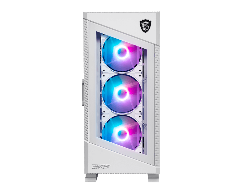 MSI MPG Velox 100R White - Mid Tower PC Case - Core Components by MSI The Chelsea Gamer