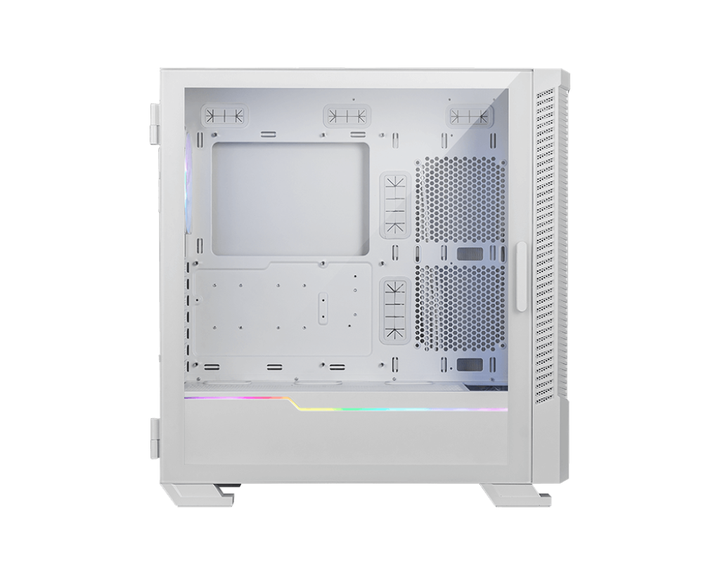 MSI MPG Velox 100R White - Mid Tower PC Case - Core Components by MSI The Chelsea Gamer