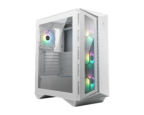 MSI - MPG Gungnir 110R Black White - Mid-Tower PC Case - Core Components by MSI The Chelsea Gamer