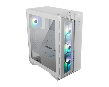 MSI - MPG Gungnir 110R Black White - Mid-Tower PC Case - Core Components by MSI The Chelsea Gamer