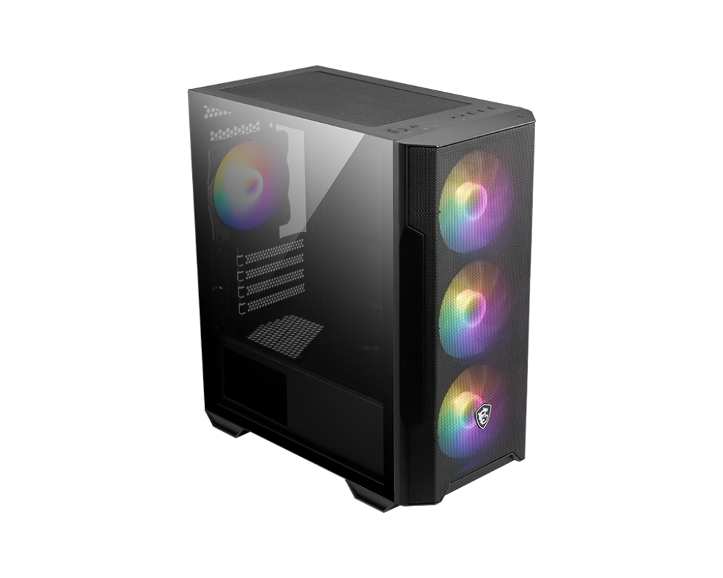 MSI MAG Forge M100R -  Mini Tower PC Case - Core Components by MSI The Chelsea Gamer