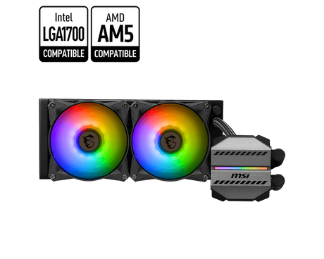 MSI MAG Coreliquid M240 - Liquid CPU Cooler - Core Components by MSI The Chelsea Gamer