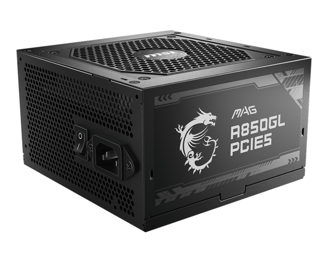 MSI MAG A850GL PCIe5 - 850W Power Supply - Core Components by MSI The Chelsea Gamer