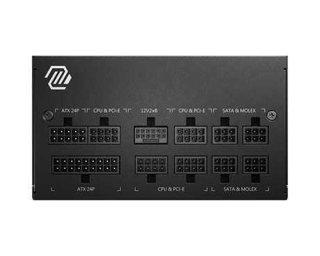 MSI MAG A750GL PCIe5 - 750W Power Supply - Core Components by MSI The Chelsea Gamer