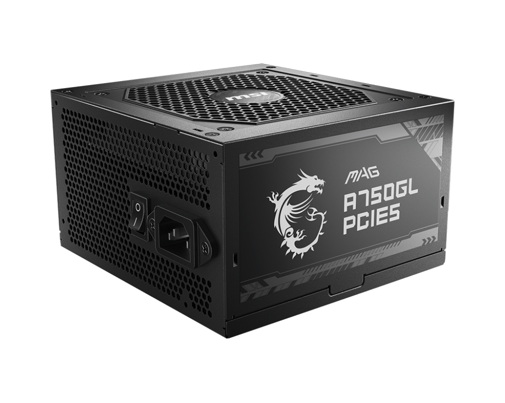 MSI MAG A750GL PCIe5 - 750W Power Supply - Core Components by MSI The Chelsea Gamer