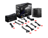 MSI MPG A850G PCIe5 - 850W Power Supply - Core Components by MSI The Chelsea Gamer