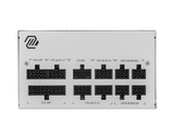 MSI MAG A850GL PCIe5 White - 850W Power Supply - Core Components by MSI The Chelsea Gamer