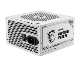 MSI MAG A850GL PCIe5 White - 850W Power Supply - Core Components by MSI The Chelsea Gamer