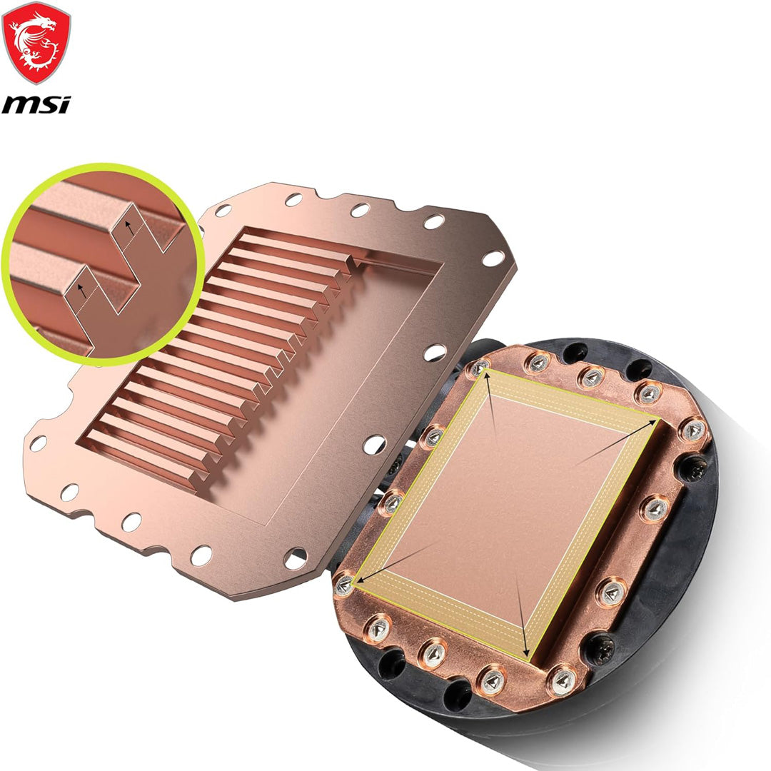 MSI MAG Coreliquid E360 - Liquid CPU Cooler - Core Components by MSI The Chelsea Gamer