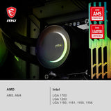 MSI MAG Coreliquid E240 - Liquid CPU Cooler - Core Components by MSI The Chelsea Gamer