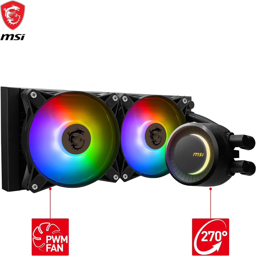 MSI MAG Coreliquid E240 - Liquid CPU Cooler - Core Components by MSI The Chelsea Gamer