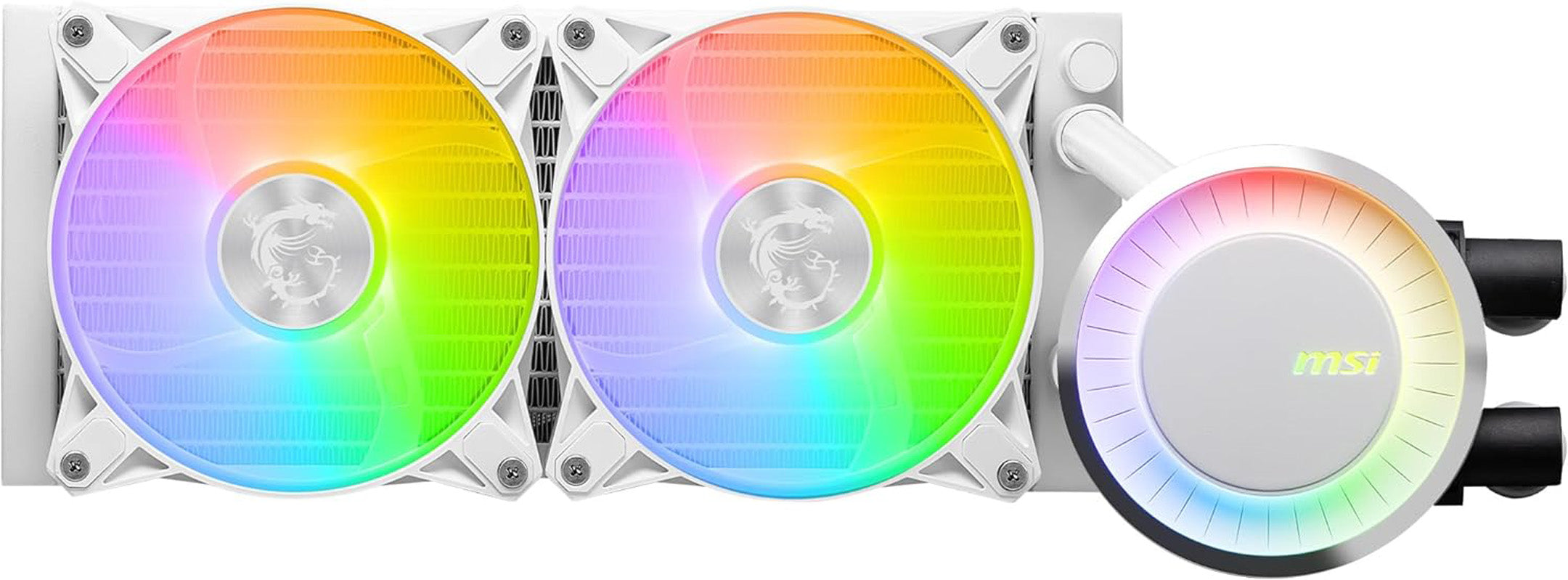 MSI MAG Coreliquid E240 White - Liquid CPU Cooler - Core Components by MSI The Chelsea Gamer